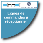 Module lignes de commandes à réceptionner