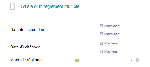 Filtres sur règlements multiple Dolibarr