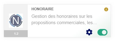 Module honoraires pour Dolibarr